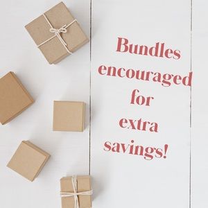 Bundles encouraged!